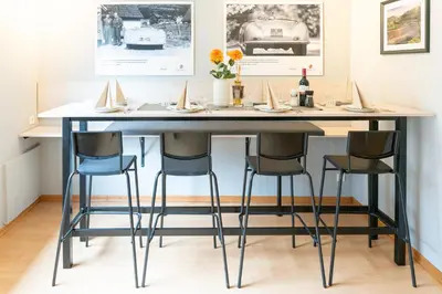 Grundriss der Unterkunft Haus Nürburgring I 4 Schlafzimmer für 1-10 Personen I Küche I Garten I Grillplatz