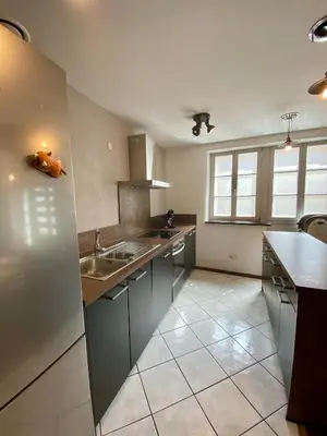 Küche/Küchenzeile in der Unterkunft Ferienhaus Dudeldorf