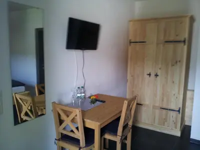 TV/Unterhaltungsangebot in der Unterkunft Gaestehaus Jufferpanorama