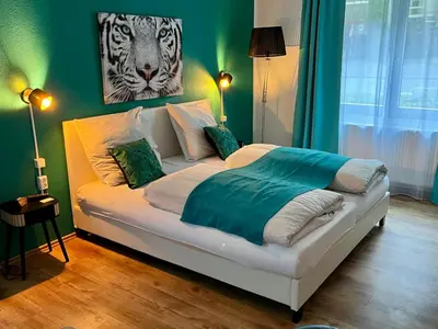 Ein Bett oder Betten in einem Zimmer der Unterkunft Astoria Hotel in Traben-Trarbach