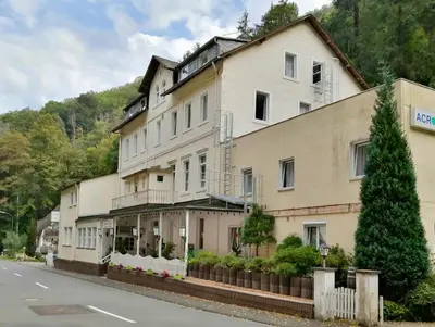Das Gebäude in dem sich das Hotel befindet