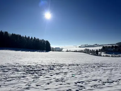 Naturlandschaft in der Nähe des Ferienhauses
