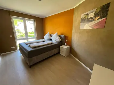 Ein Sitzbereich in der Unterkunft Haus Mara