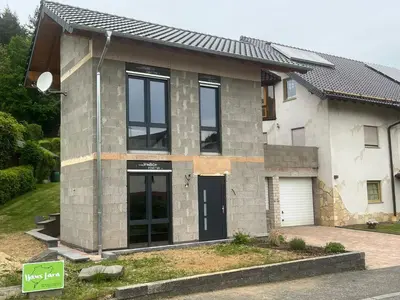 Das Gebäude in dem sich die Ferienwohnung befindet