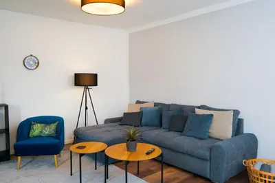 Ein Sitzbereich in der Unterkunft Landliebe Nummer 10