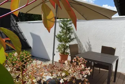 Ein Patio oder anderer Außenbereich in der Unterkunft Weingut Endesfelder