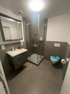 Ein Badezimmer in der Unterkunft Natur & Ruhe in Prümzurlay