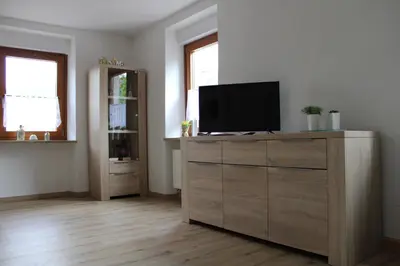 TV/Unterhaltungsangebot in der Unterkunft Ferienwohnung Am Rosenberg