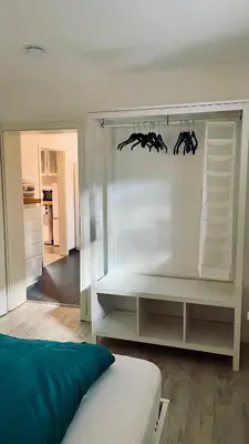 Ein Sitzbereich in der Unterkunft Ferienwohnung Sonnenwinkel