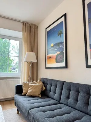 Ein Sitzbereich in der Unterkunft JUPAS - Premium Apartments Trier