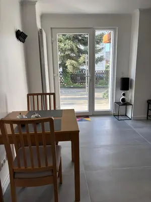 Ein Sitzbereich in der Unterkunft FeWo Mona