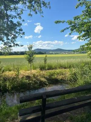 Naturlandschaft in der Nähe des Privatzimmers