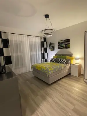 Ein Bett oder Betten in einem Zimmer der Unterkunft 36 Nürburgring in Mayen