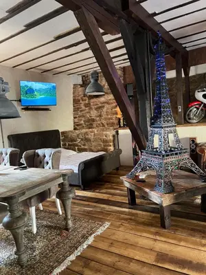 Ein Sitzbereich in der Unterkunft Loft in Alf an der Mosel