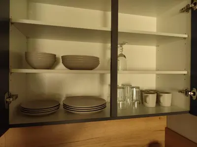 Küche/Küchenzeile in der Unterkunft Tiny Loft Hunsrück