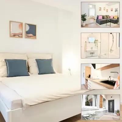 Stylisches City Apartment mit Terrasse für max 4 Personen in nähe zum HBF Koblenz und Koblenzer-Innenstadt