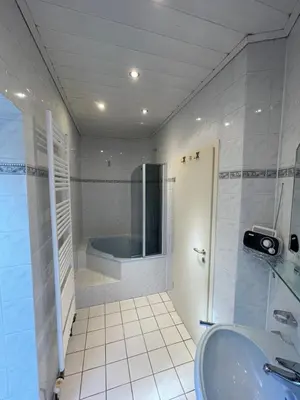 Ein Badezimmer in der Unterkunft Ferienwohnung-Oberstein im Zentrum