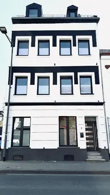 Das Gebäude in dem sich die Ferienwohnung befindet