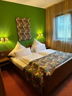 Ein Bett oder Betten in einem Zimmer der Unterkunft Lesura Ferien- Apartment