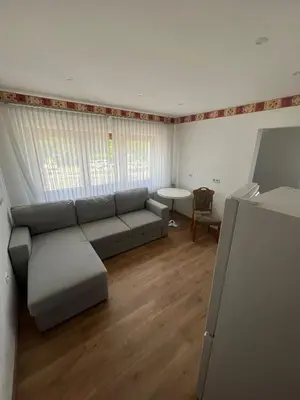 Ein Sitzbereich in der Unterkunft Fewo Apartment Neuwied