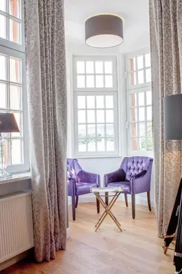 Ein Sitzbereich in der Unterkunft Ferienwohnung Oliver92