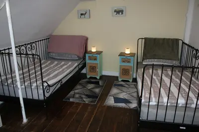 Ein Bett oder Betten in einem Zimmer der Unterkunft Haus Ewald