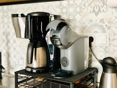 Kaffee-/Teezubehör in der Unterkunft Ferienwohnung PickUp