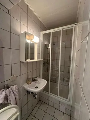 Ein Badezimmer in der Unterkunft Apartment in Neuwied