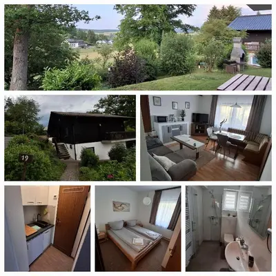 Ein Garten an der Unterkunft Ferienwohnung Natalia