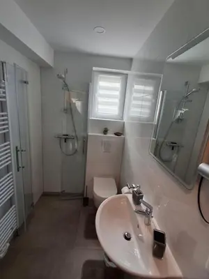 Ein Badezimmer in der Unterkunft Ferienwohnung Natalia