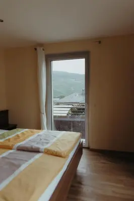 Ein Bett oder Betten in einem Zimmer der Unterkunft Weingut Später-Veit