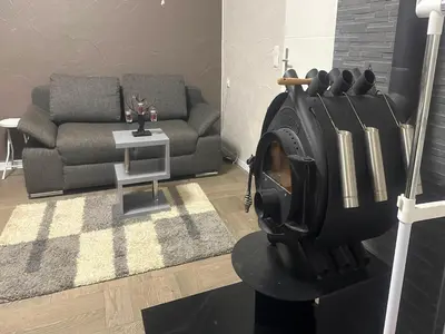 Ein Sitzbereich in der Unterkunft Apartment in Pellingen with parking
