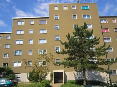 Das Gebäude in dem sich die Ferienwohnung befindet