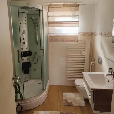 Ein Badezimmer in der Unterkunft Erholung in der Vulkaneifel