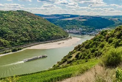 Naturlandschaft in der Nähe des Ferienhauses