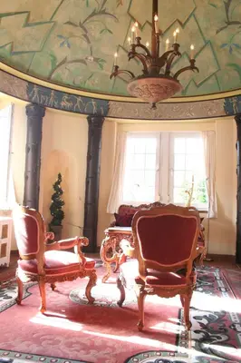Ein Sitzbereich in der Unterkunft Cochem huis aan de Moezel