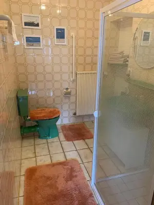 Ein Badezimmer in der Unterkunft FeWo Koch48