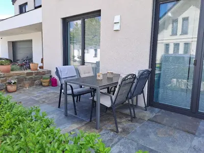 Ein Patio oder anderer Außenbereich in der Unterkunft Fewo Merten
