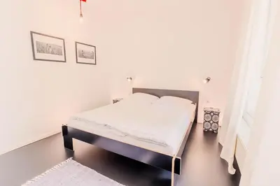 Ein Bett oder Betten in einem Zimmer der Unterkunft SOON APT Nr 3