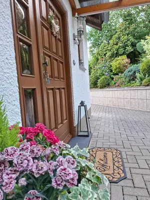 Ein Garten an der Unterkunft Krez Ferienhaus
