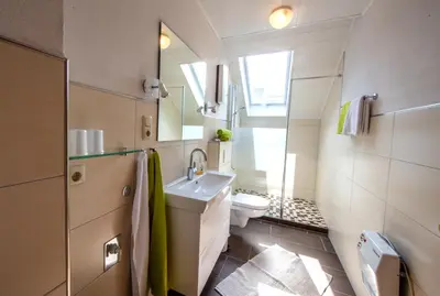 Ein Badezimmer in der Unterkunft Ferienhaus 