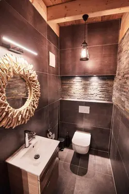 Ein Badezimmer in der Unterkunft Wellness Ferienhaus “Lotus I”