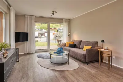 TV/Unterhaltungsangebot in der Unterkunft Ferienwohnung Mila EG