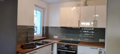 Küche/Küchenzeile in der Unterkunft Neue Ferienwohnung - Eifel Oase