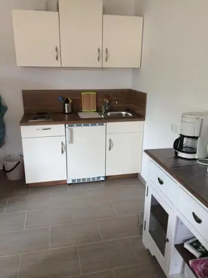 Küche/Küchenzeile in der Unterkunft Beiknüvi