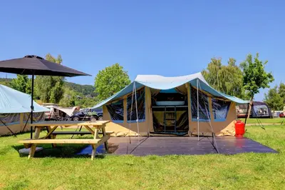 Grundriss der Unterkunft Lodge River wissel vr-ma camping Echternacherbrück