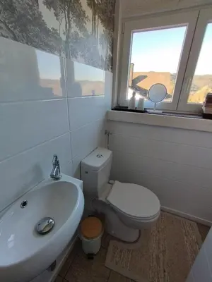 Ein Badezimmer in der Unterkunft Ferienwohnung Moselherz