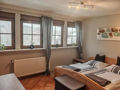 Ein Bett oder Betten in einem Zimmer der Unterkunft Landhaus am Brubbel