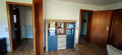 Küche/Küchenzeile in der Unterkunft FeWo Olbrückblick - Laacher See, Vulkanpark Eifel
