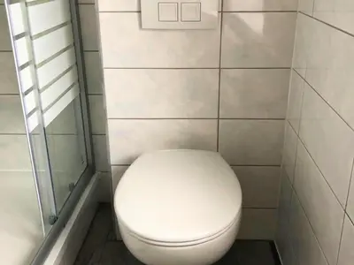 Ein Badezimmer in der Unterkunft Apartment in Pellingen near Saar-Hunsrück